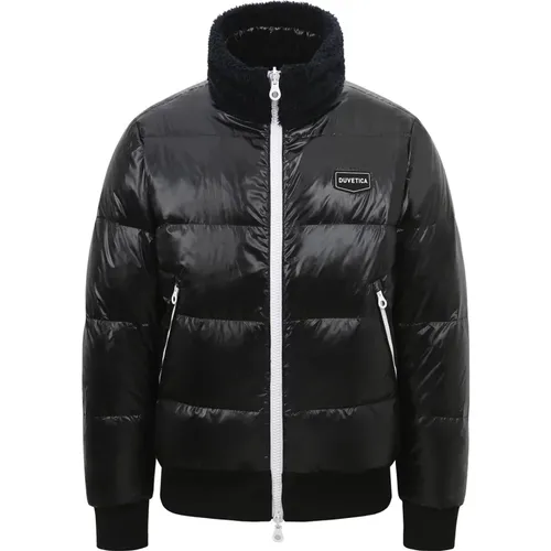 Wendbare Daunenpufferjacke Navy , Herren, Größe: 2XL - duvetica - Modalova