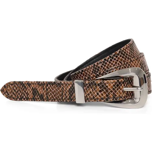 Snake Print Belt Accessory , female, Sizes: 75 CM, 85 CM, 80 CM - Gestuz - Modalova