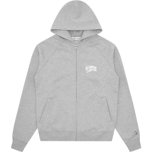 Zip-throughs, male, , Size: M Arch Logo Zip Hoodie - Billionaire - Modalova