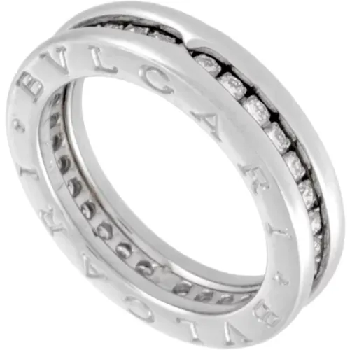 Pre-owned Jewellery, female, , Size: ONE SIZE Pre-owned White Gold rings - Bvlgari Vintage - Modalova