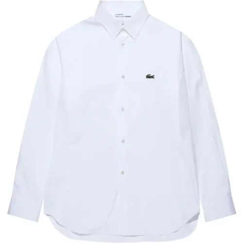 Lacoste Logo-Patch Baumwollhemd - Comme des Garçons - Modalova