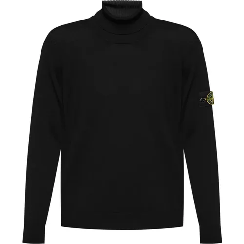 Schwarze Pullover Kollektion , Herren, Größe: M - Stone Island - Modalova