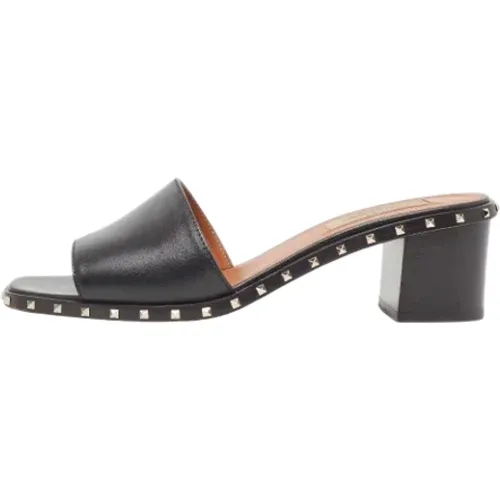 Pre-owned Leather sandals , female, Sizes: 3 1/2 UK - Valentino Vintage - Modalova