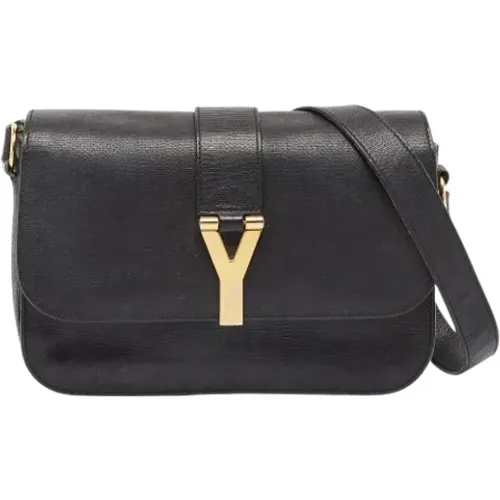 Pre-owned Cross Body Bags, female, , Size: ONE SIZE Pre-owned Leather shoulder-bags - Yves Saint Laurent Vintage - Modalova