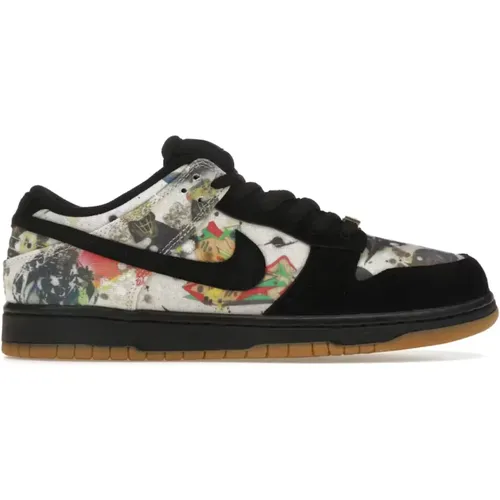 Supreme Rammellzee Dunk Low Sneakers , male, Sizes: 8 UK - Nike - Modalova