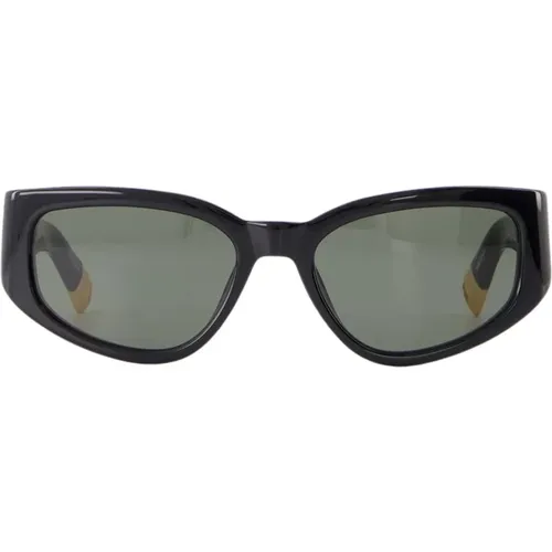 Schwarze Acetat Sonnenbrille , unisex, Größe: ONE Size - Jacquemus - Modalova