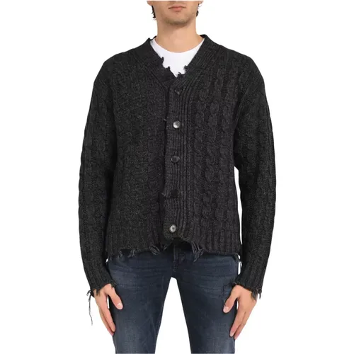 Cardigans, male, , Size: M Cardigans - Mauro Grifoni - Modalova
