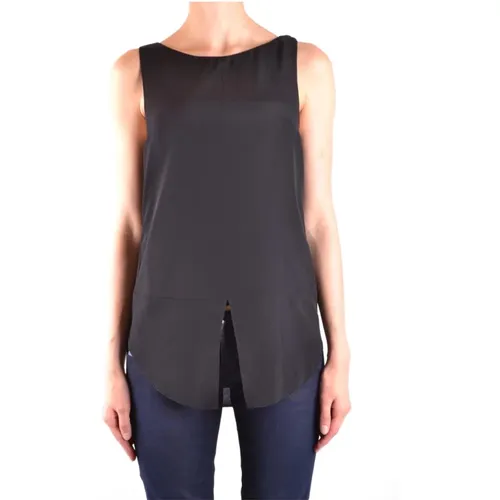 Sleeveless Tops, female, , Size: 2XS Silk Blend Sleeveless Tank Top - Dondup - Modalova