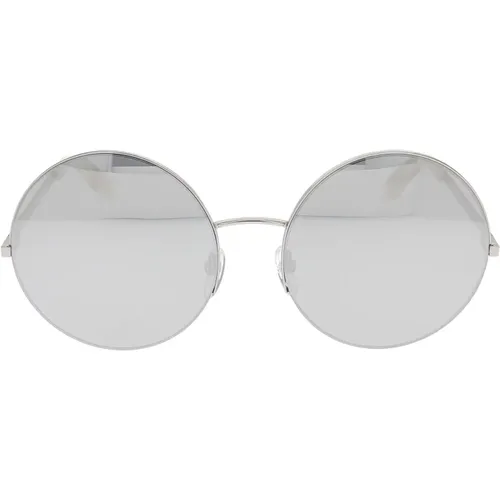 Minimalistische runde Sonnenbrille - Victoria Beckham - Modalova