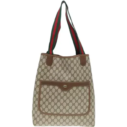 Pre-owned Tote Bags, female, , Size: ONE SIZE Pre-owned Canvas totes - Gucci Vintage - Modalova