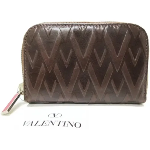 Pre-owned Leather wallets , female, Sizes: ONE SIZE - Valentino Vintage - Modalova