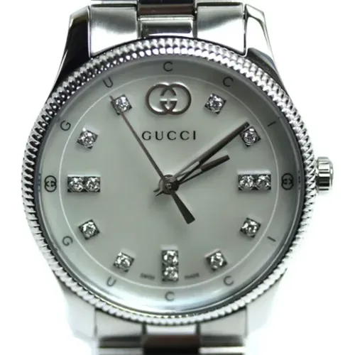 Pre-owned Watches, female, , Size: ONE SIZE Pre-owned Stainless Steel watches - Gucci Vintage - Modalova