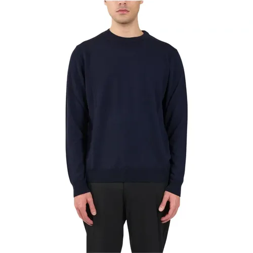 Virgin Wool Crewneck Sweater , male, Sizes: 2XL, XL, M, L - Mauro Grifoni - Modalova