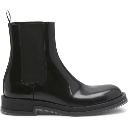 Leather Chelsea Boot , male, Sizes: 9 UK, 7 UK, 8 UK, 10 UK - alexander mcqueen - Modalova