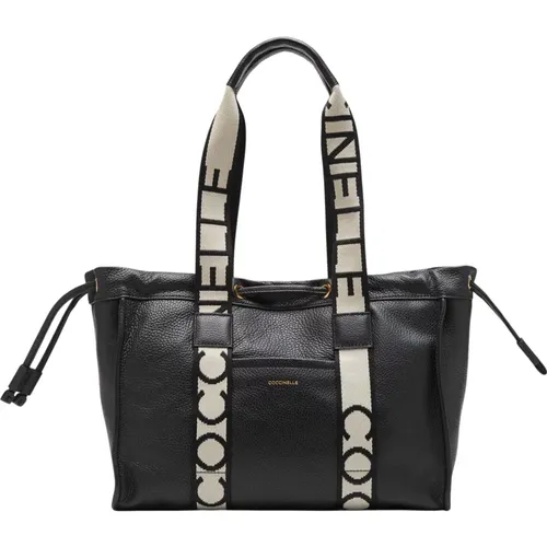 Schwarze Urban Shopping Tasche - Coccinelle - Modalova