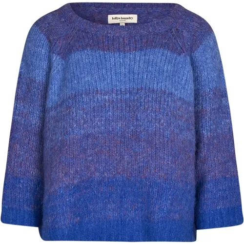 Blauer Tortugall Jumper mit ¾ Ärmeln - Lollys Laundry - Modalova