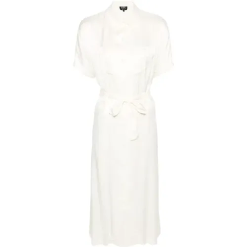 Ecru Dresses Ss24 , female, Sizes: XS, S - A.p.c. - Modalova