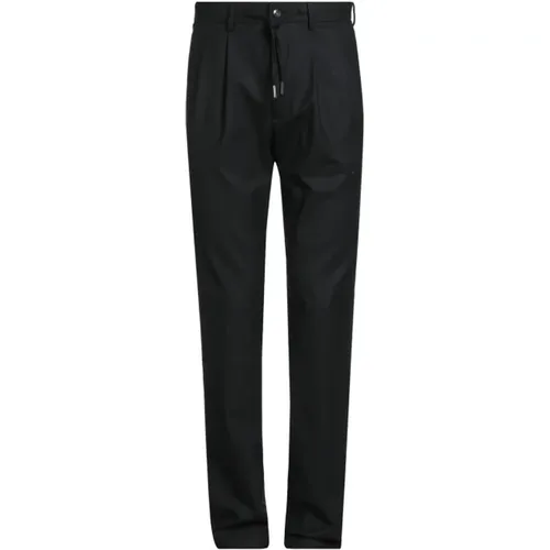 Slim-fit Trousers, male, , Size: XS Men's Clothing Trousers Aw23 - Herno - Modalova