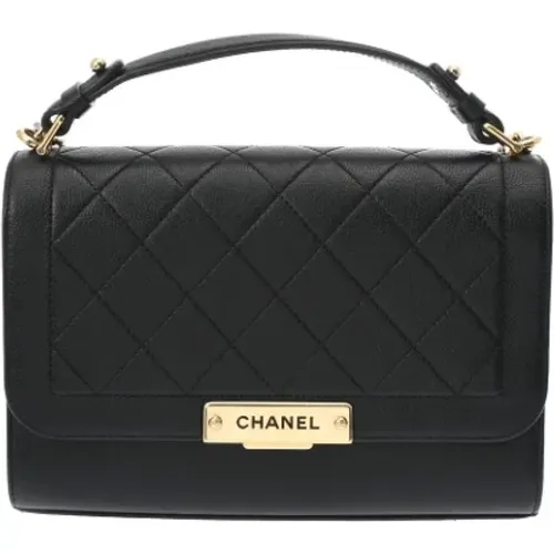 Pre-owned Leather chanel-bags , female, Sizes: ONE SIZE - Chanel Vintage - Modalova