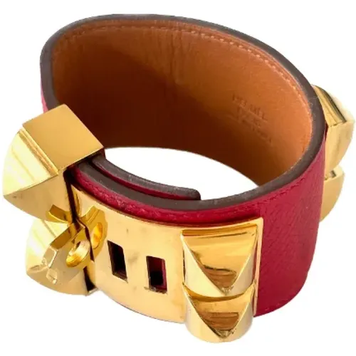 Pre-owned Jewellery, female, , Size: ONE SIZE Pre-owned Leather bracelets - Hermès Vintage - Modalova