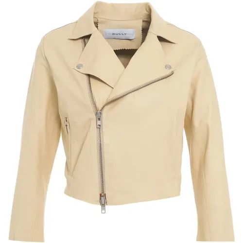 Leather Jacket , female, Sizes: L, 2XL - Bully - Modalova