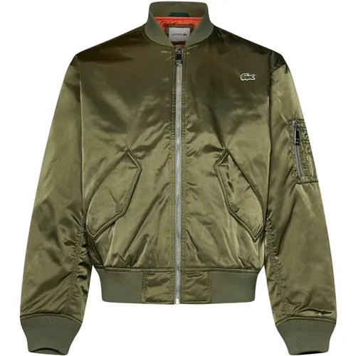 Waterproof Bomber Jacket Aw24 , male, Sizes: S, M, 3XL, XL, 2XL, L - Lacoste - Modalova