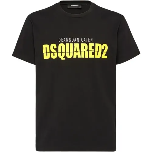 T-Shirts, male, , Size: S Stylish Men's T-Shirts & Polos Collection - Dsquared2 - Modalova