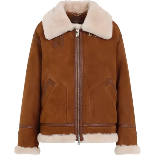 Shearling Jacke Ermanno Scervino - Ermanno Scervino - Modalova