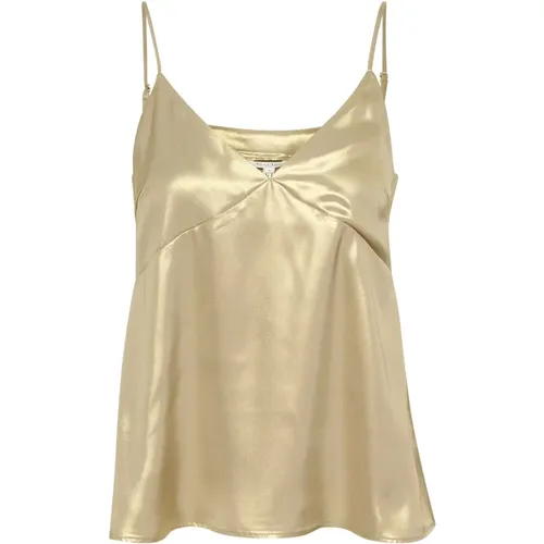 Gold Metallic Bluse Makayapw Stil - Part Two - Modalova