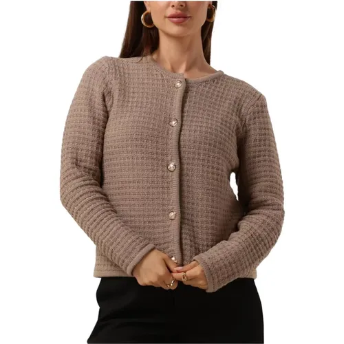 Taupe Strickjacke Neo Noir - NEO NOIR - Modalova