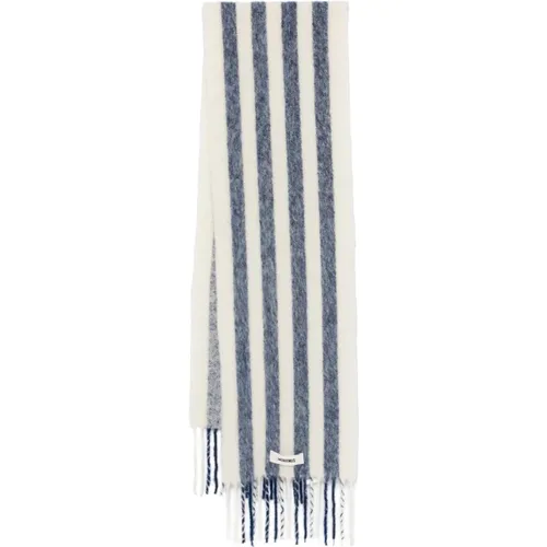 Mesh Design Fringed Scarf , male, Sizes: ONE SIZE - Jacquemus - Modalova