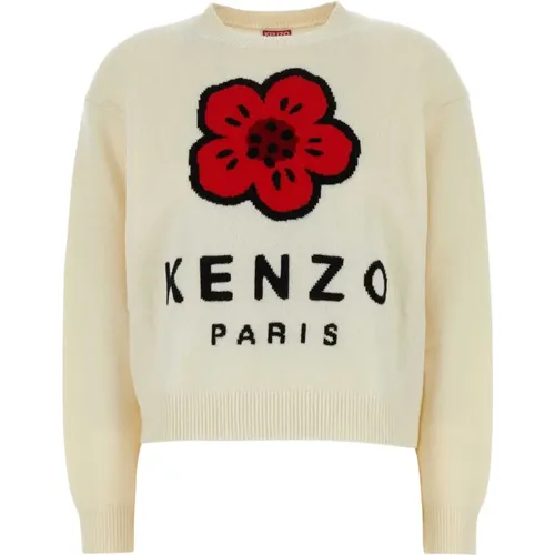 Ivory Wool Sweater Kenzo - Kenzo - Modalova