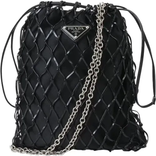 Pre-owned Bucket Bags, female, , Size: ONE SIZE Pre-owned Leather prada-bags - Prada Vintage - Modalova