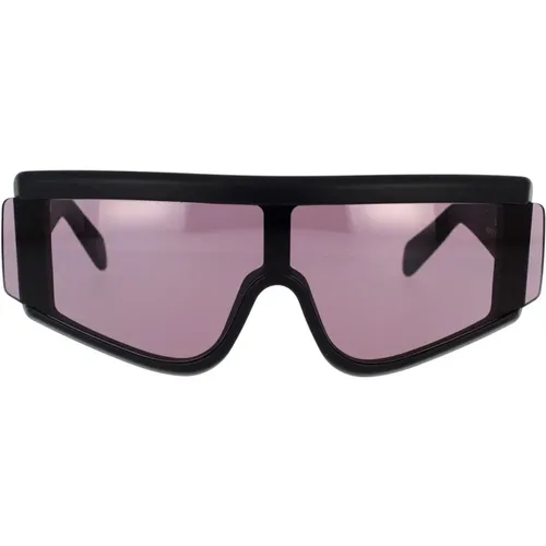 Zed Schwarze Sonnenbrille , unisex, Größe: 61 MM - Retrosuperfuture - Modalova