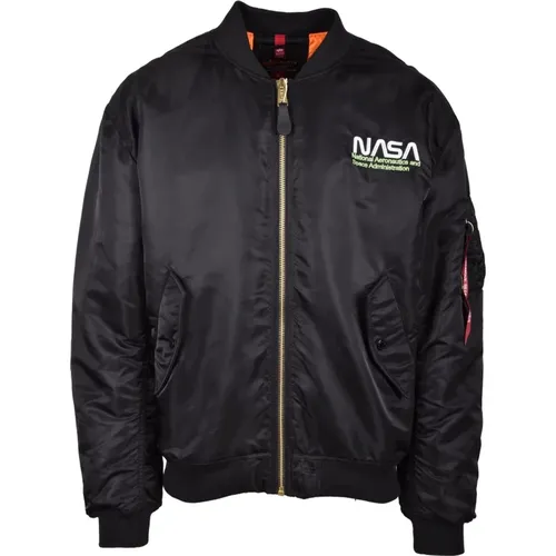 Bomber Jackets, male, , Size: M Jacket - alpha industries - Modalova