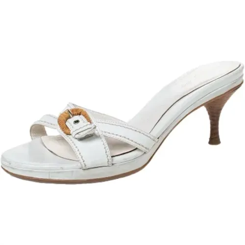 Pre-owned Sandals, female, , Size: 9 1/2 US Pre-owned Leather sandals - Sergio Rossi Pre-owned - Modalova