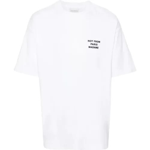 Slogan Optic T-shirts and Polos , male, Sizes: 2XL, XL, M, S, L - Drole de Monsieur - Modalova