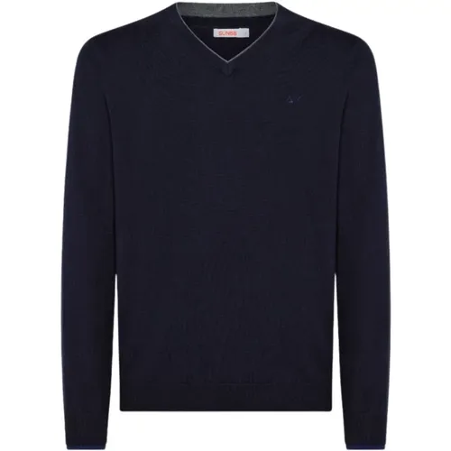 Sweater Maglia , male, Sizes: L, S - Sun68 - Modalova