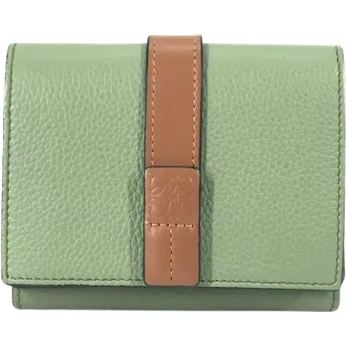 Pre-owned Leather wallets , female, Sizes: ONE SIZE - Loewe Pre-owned - Modalova