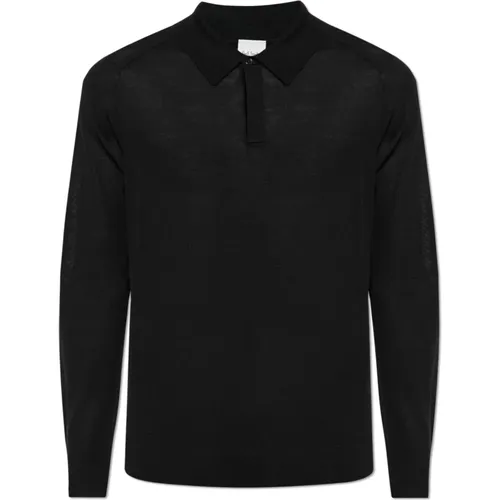 Woll-Polo-Pullover , Herren, Größe: S - Paul Smith - Modalova