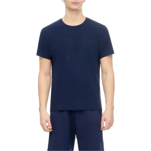T-Shirts , male, Sizes: L, S, M, XL - Emporio Armani - Modalova