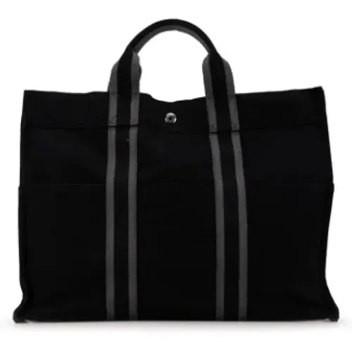 Pre-owned Tote Bags, female, , Size: ONE SIZE Pre-owned Canvas totes - Hermès Vintage - Modalova