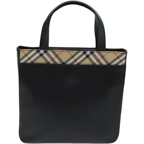 Pre-owned Tote Bags, female, , Size: ONE SIZE Pre-owned Leather handbags - Burberry Vintage - Modalova