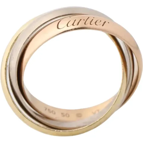 Pre-owned Jewellery, female, , Size: ONE SIZE Pre-owned Gold rings - Cartier Vintage - Modalova