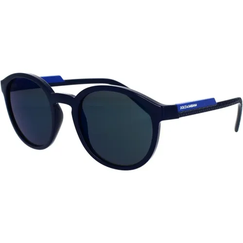 Phantos Sunglasses with Dark Grey Anti-Reflective Lenses , unisex, Sizes: 53 MM - Dolce & Gabbana - Modalova
