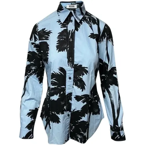 Pre-owned Shirts & Blouses, female, , Size: M Pre-owned Cotton tops - Moschino Pre-Owned - Modalova