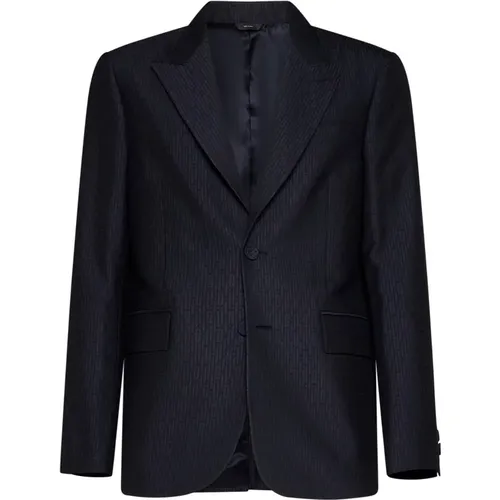 Wool Stripes Jacket , male, Sizes: M - Fendi - Modalova