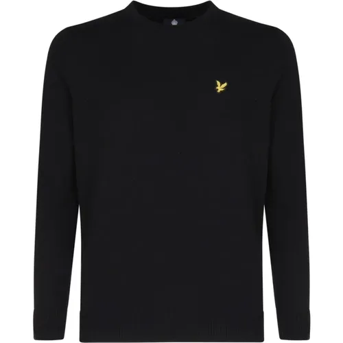 Sweatshirts, male, , Size: S Sweaters with Subtle Ribbing - Lyle & Scott - Modalova