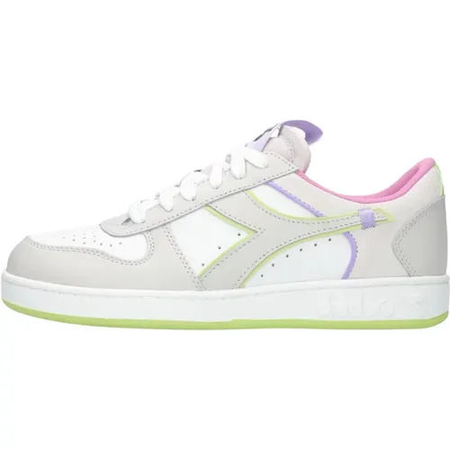 Retro Style Low Top Sneakers , Damen, Größe: 38 1/2 EU - Diadora - Modalova