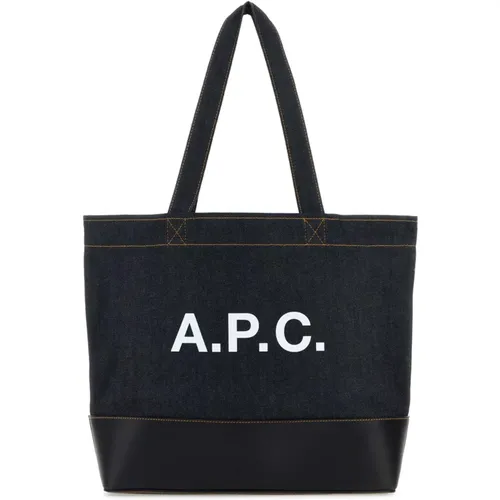 Tote Bags, male, , Size: ONE SIZE Axel Shopping Bag - A.p.c. - Modalova